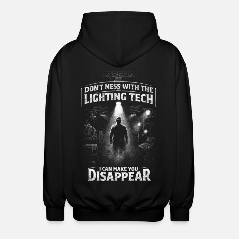 Lichttechniker Beleuchtungstechniker - Unisex Kapuzenjacke - Schwarz