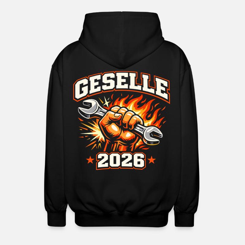 Assistant 2026 Automotive Mechatronics Technician - Unisex Hooded Jacket - black