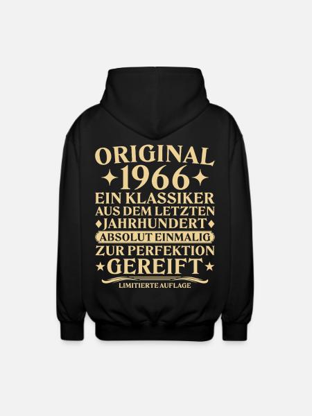Originalklassikern från 1966, Last Century - Luvjacka unisex - svart