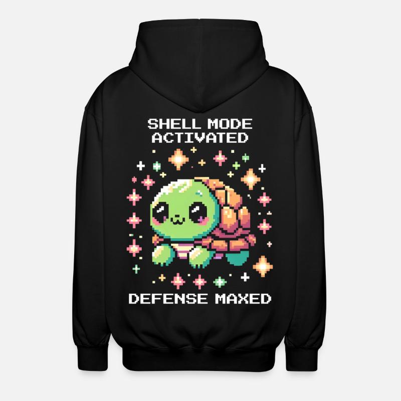Mode char actif | Tortue - Veste à capuche unisexe - noir