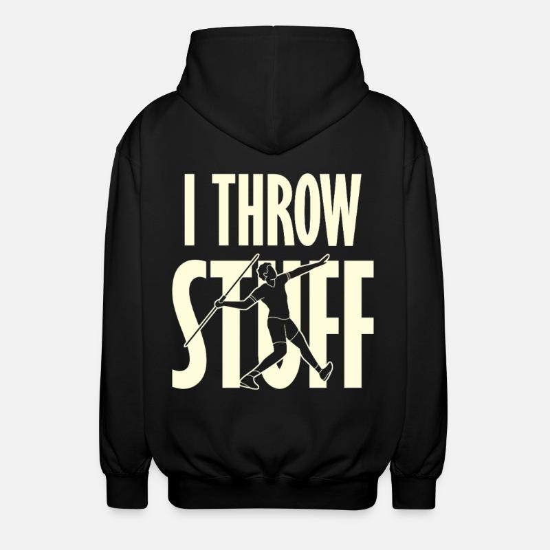 I Throw Stick Sport Tee - Unisex Kapuzenjacke - Schwarz