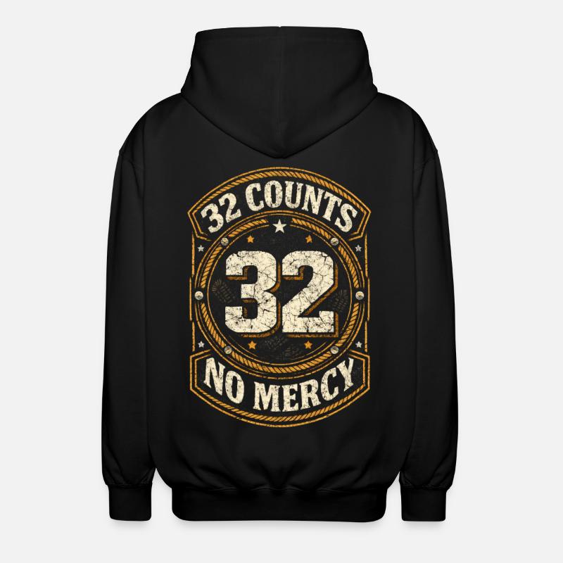 Line Dancer 32 temps - Veste à capuche unisexe - noir