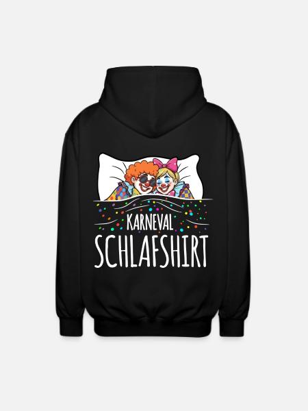 Carnival Sleep Shirt - Unisex Hooded Jacket - black