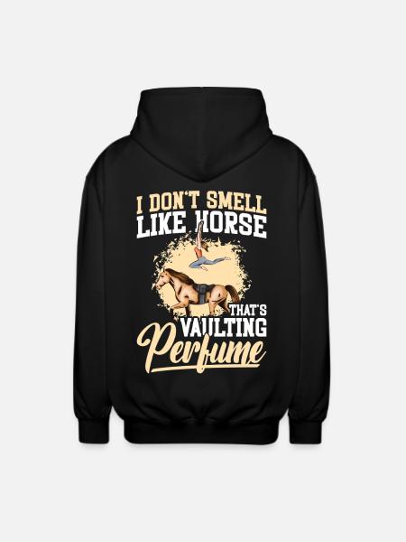 Pferdegymnastik Künstlerisches Reitpferd - Unisex Kapuzenjacke - Schwarz