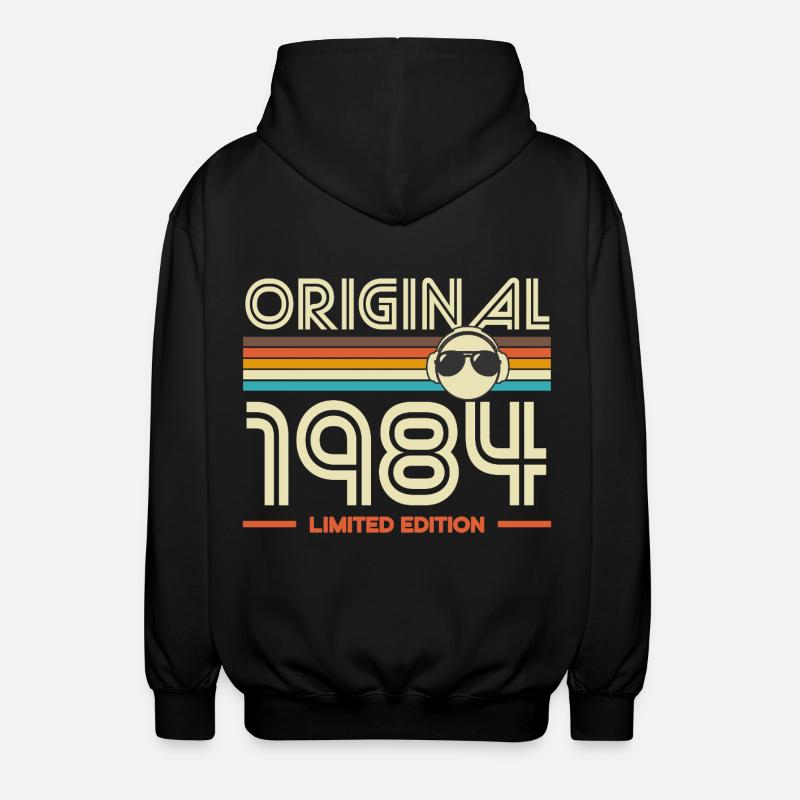 Originale Retro-Edition von 1984 - Unisex Kapuzenjacke - Schwarz