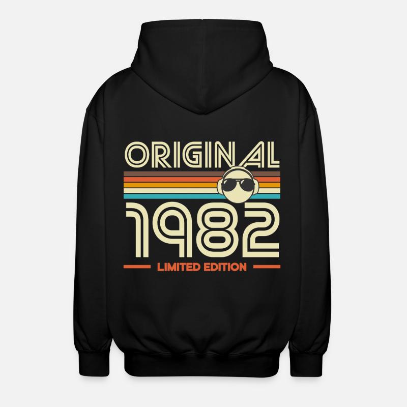 Original 1982 Limited Edition - Unisex Hooded Jacket - black