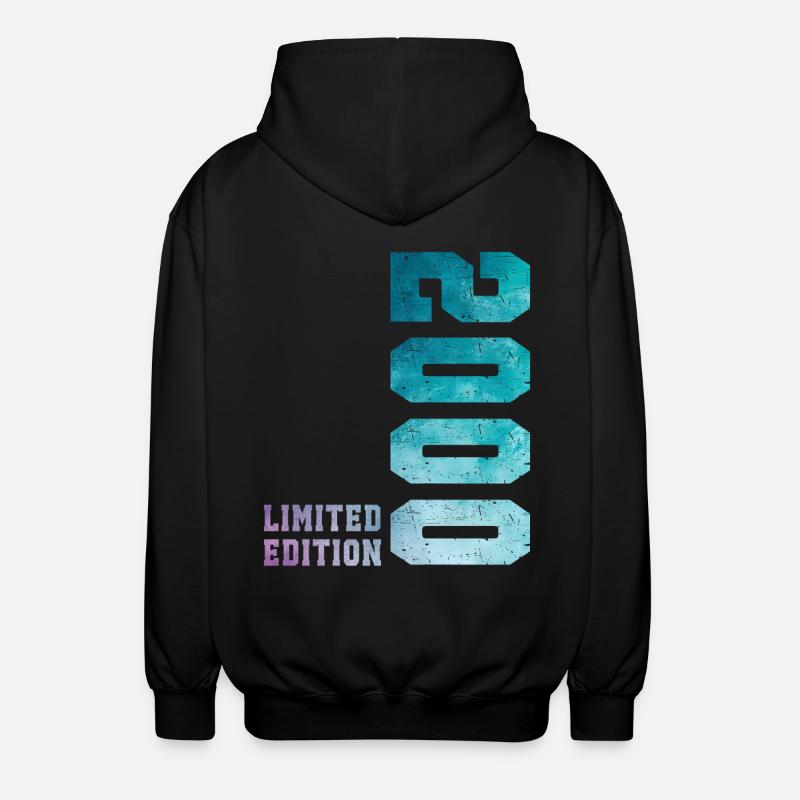 2000 Édition Limitée 26 ans anniversaire - Veste à capuche unisexe - noir