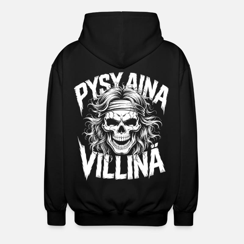 Conception du crâne sauvage - Veste à capuche unisexe - noir