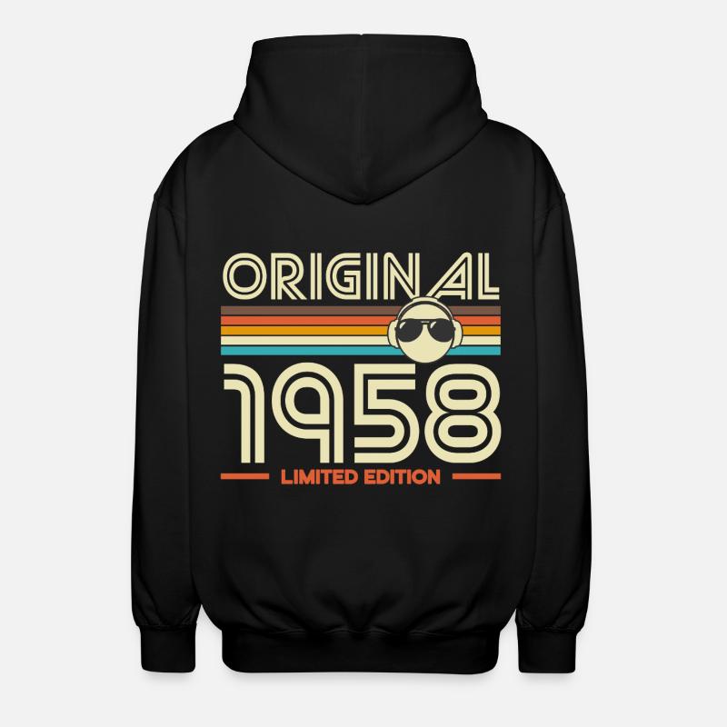 Original 1958 Retro Edition - Unisex Hooded Jacket - black
