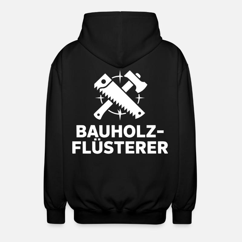 Zimmermann Zimmerer - Unisex Kapuzenjacke - Schwarz