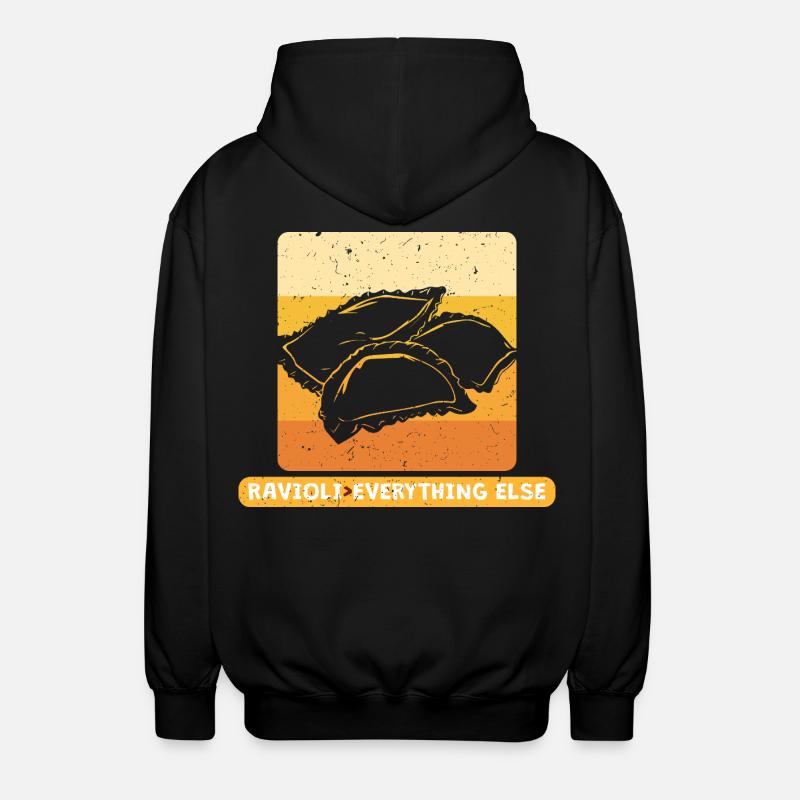 Ravioli > Over Everthing Else - Unisex Kapuzenjacke - Schwarz