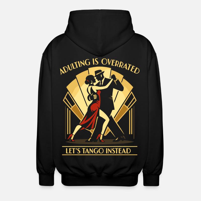 Tango Argentino Danse de salon cadeau - Veste à capuche unisexe - noir