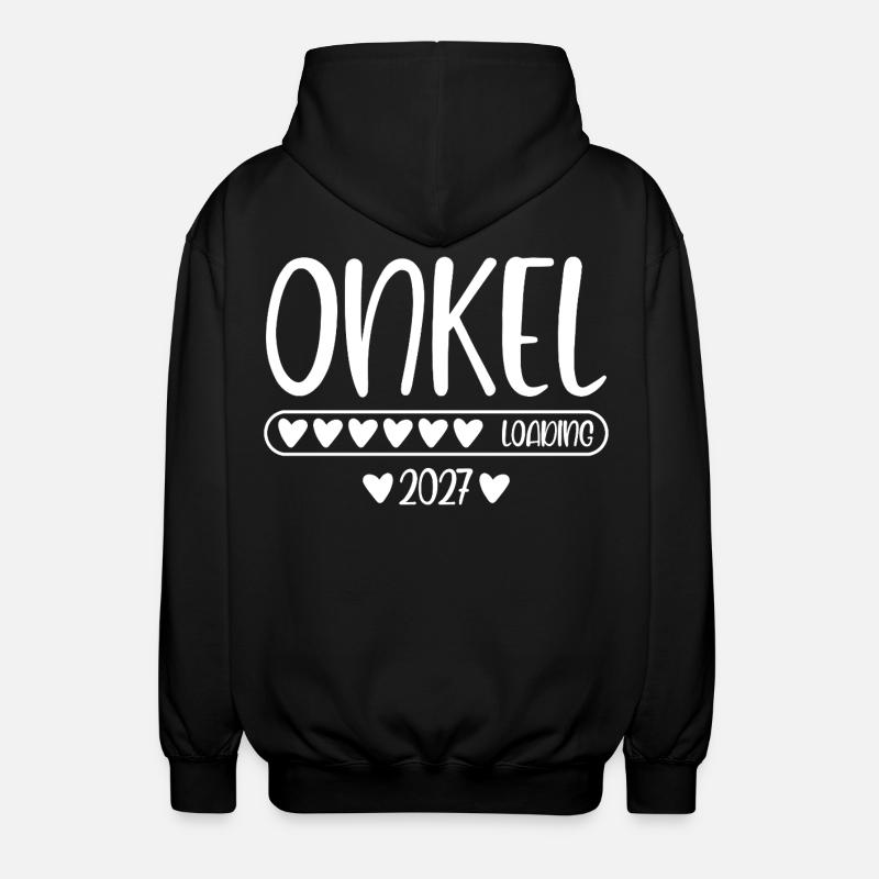 Uncle 2027 loading - Unisex Hooded Jacket - black