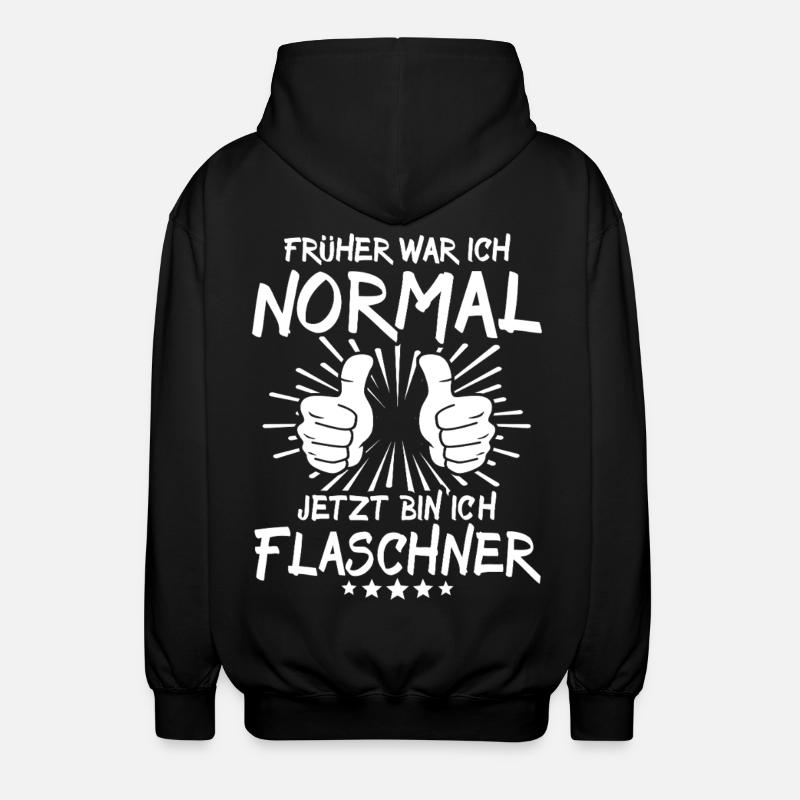 Flaschner - Unisex Kapuzenjacke - Schwarz