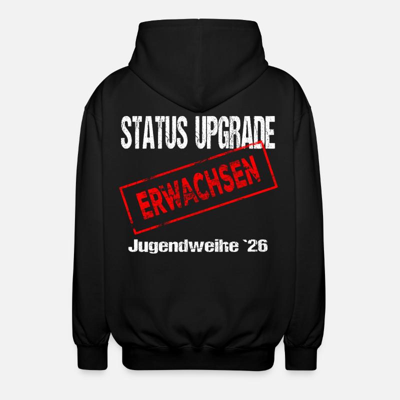 Jugendweihe - Jugendweihe 2026 - Veste à capuche unisexe - noir