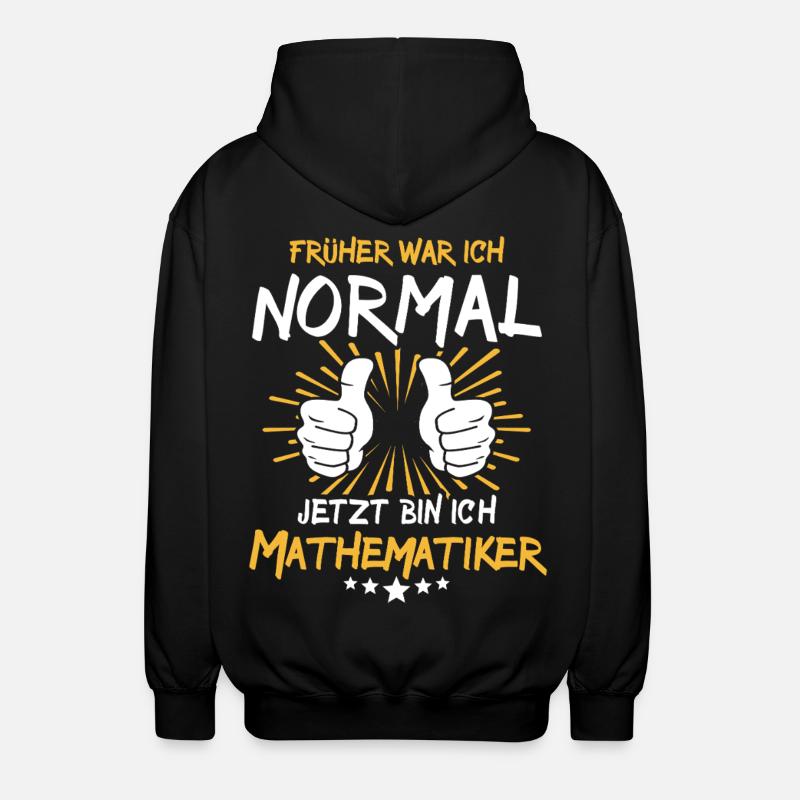Mathématicien Spruch - Veste à capuche unisexe - noir