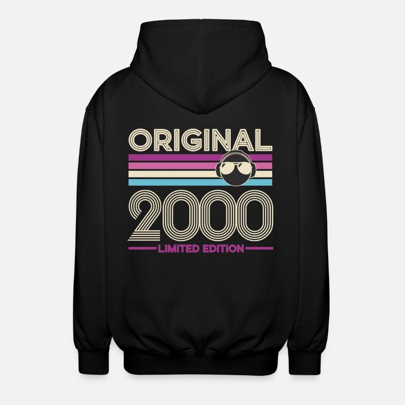 Originale Limited Edition von 2000 - Unisex Kapuzenjacke - Schwarz