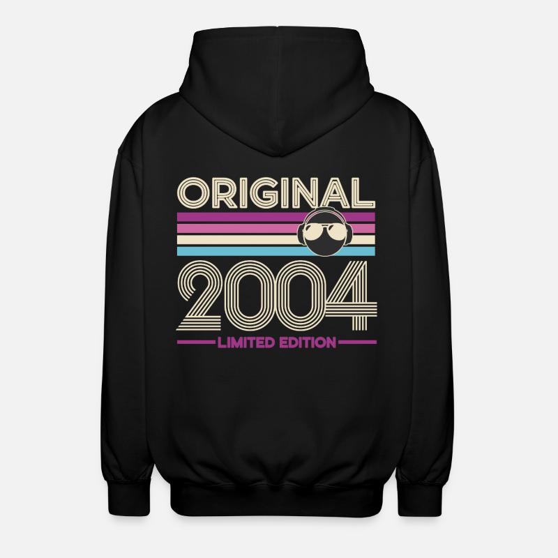 Original 2004 Limited Edition Retro - Unisex Kapuzenjacke - Schwarz