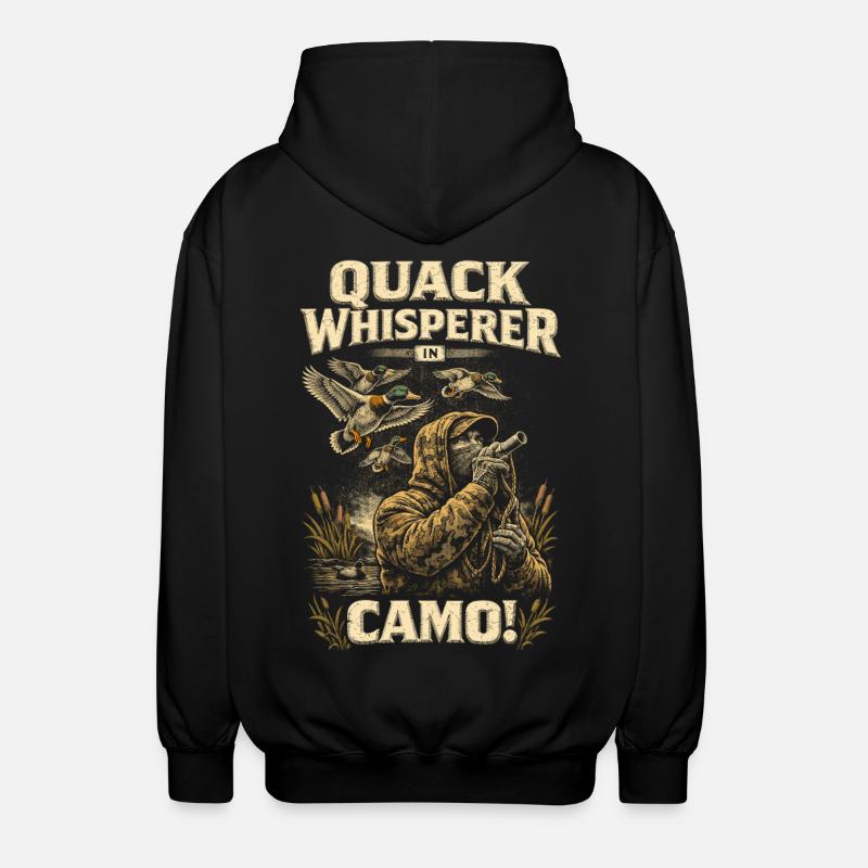 Chalatane Chasseur de Canards - Veste à capuche unisexe - noir