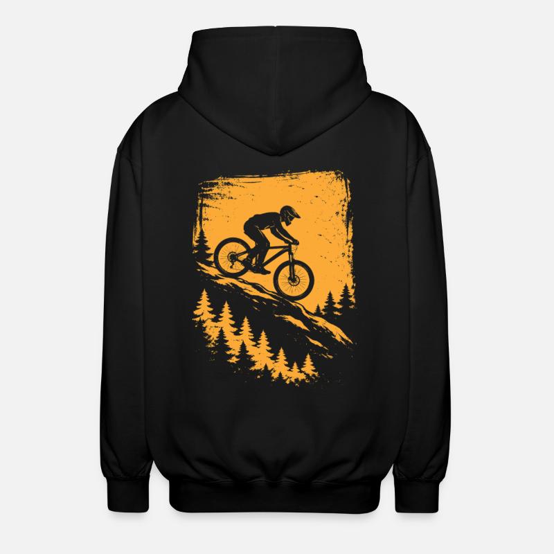 Descente VTT – Conception de VTT - Veste à capuche unisexe - noir