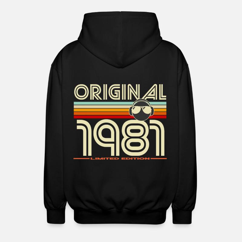 Original 1981 Edition Retro - Veste à capuche unisexe - noir