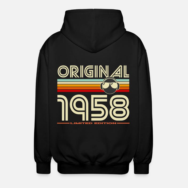 Original 1958 édition rétro - Veste à capuche unisexe - noir