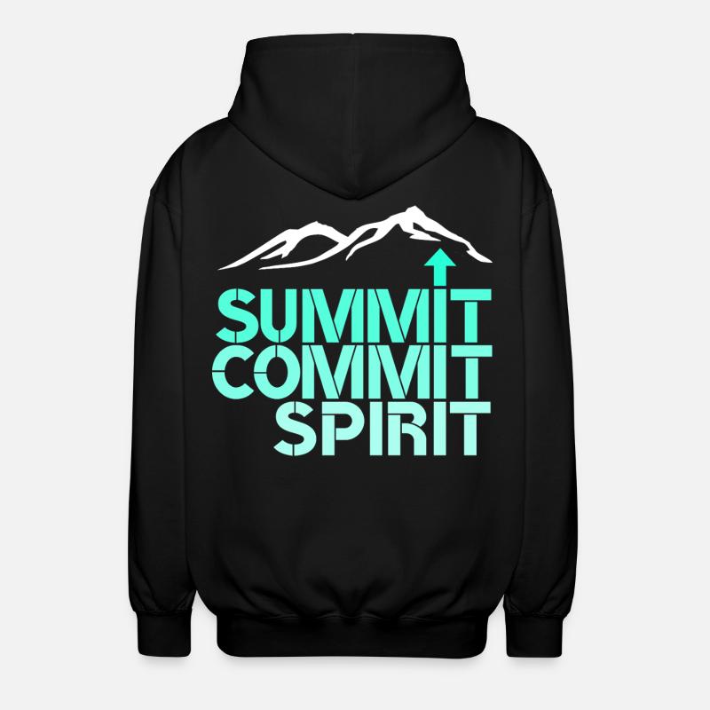 Sommet Spirit Commitment - Veste à capuche unisexe - noir