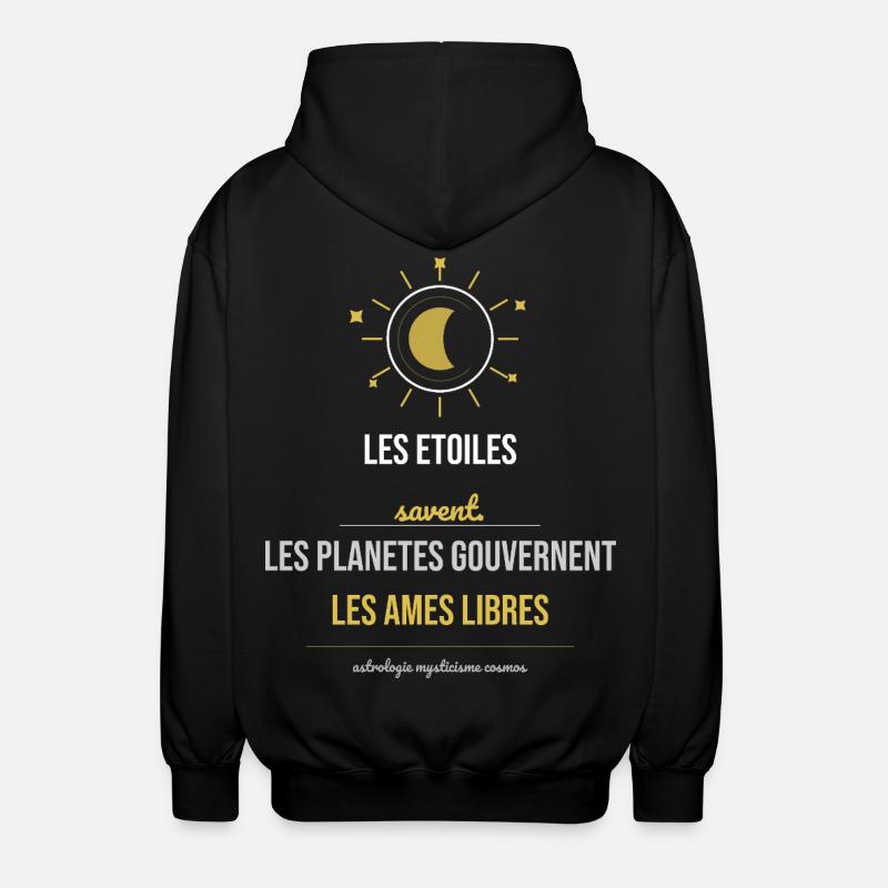 les ames libres - Veste à capuche unisexe - noir