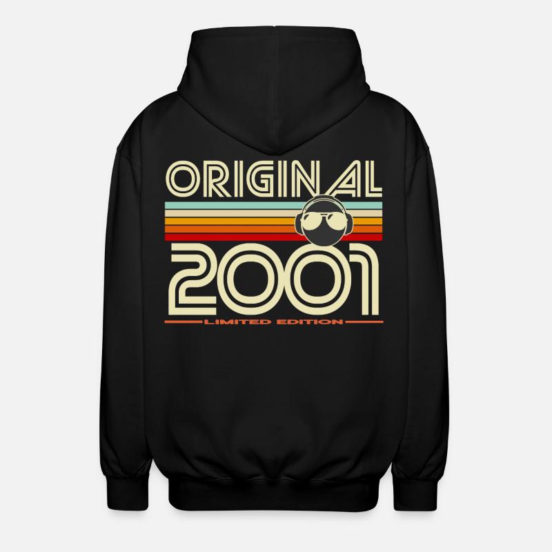 Original 2001 Édition Limitée Retro - Veste à capuche unisexe - noir