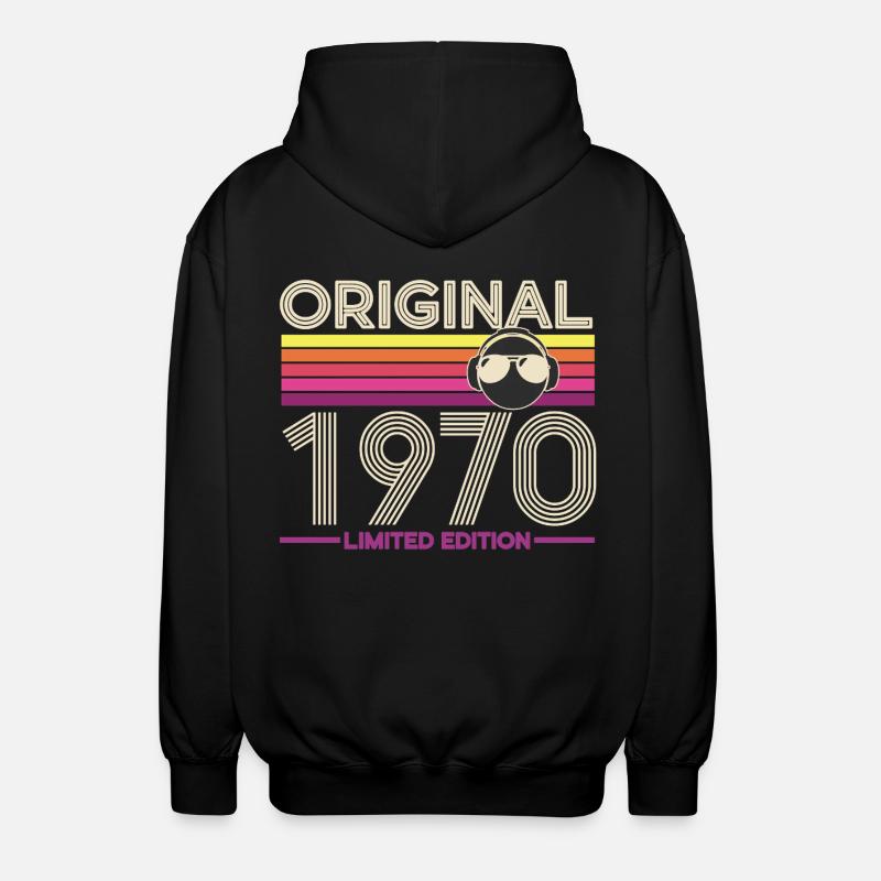 Original 1970 Édition Retro - Veste à capuche unisexe - noir