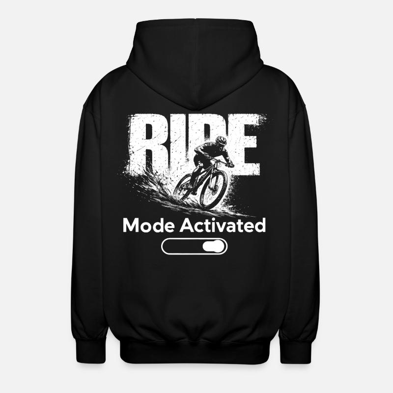 Mode Ride, Chemise Activée VTT VTT - Veste à capuche unisexe - noir