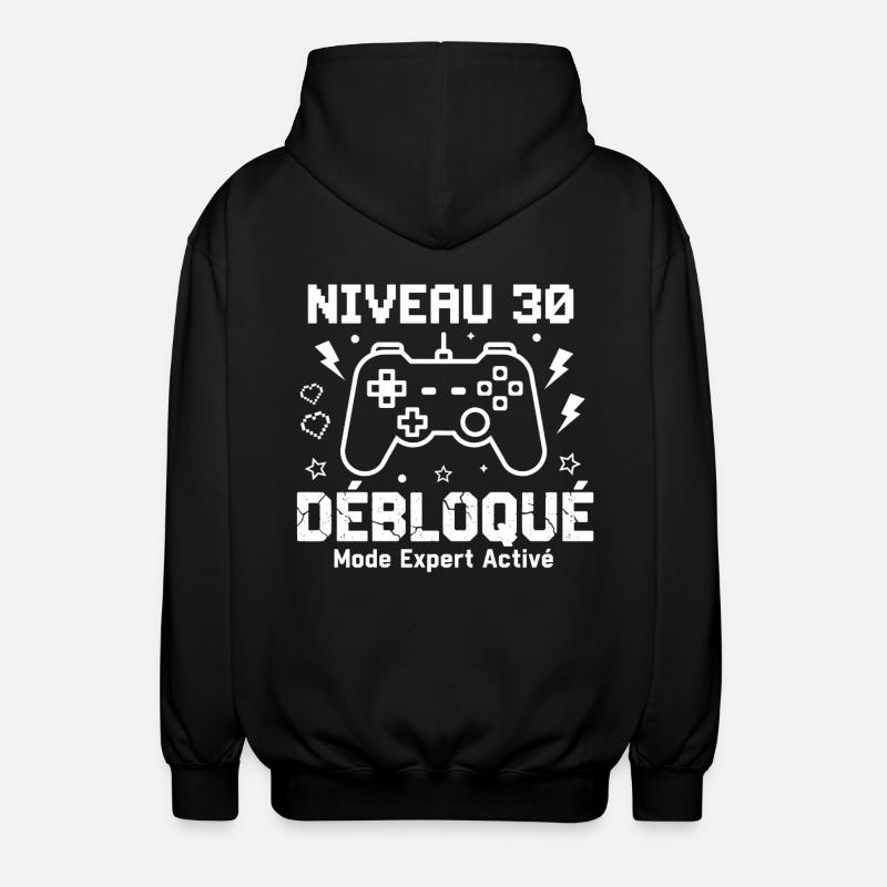 Niveau 30 Débloqué Mode Expert - Veste à capuche unisexe - noir