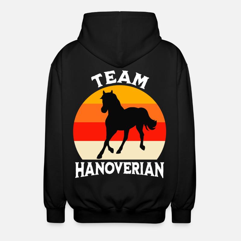 Équipe Hannoveraner - Veste à capuche unisexe - noir