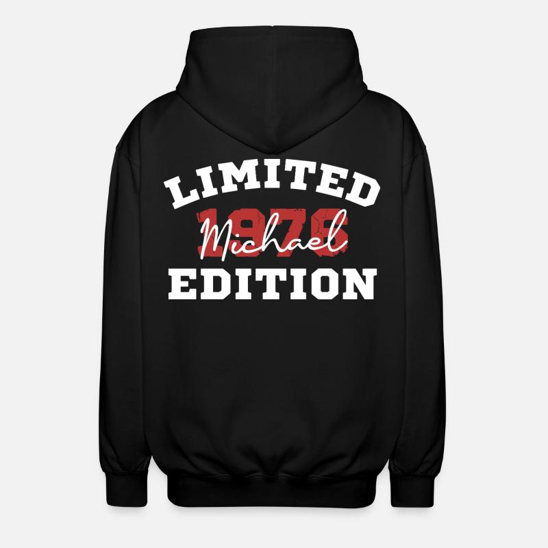 Édition limitée Michael 1976 - Veste à capuche unisexe - noir
