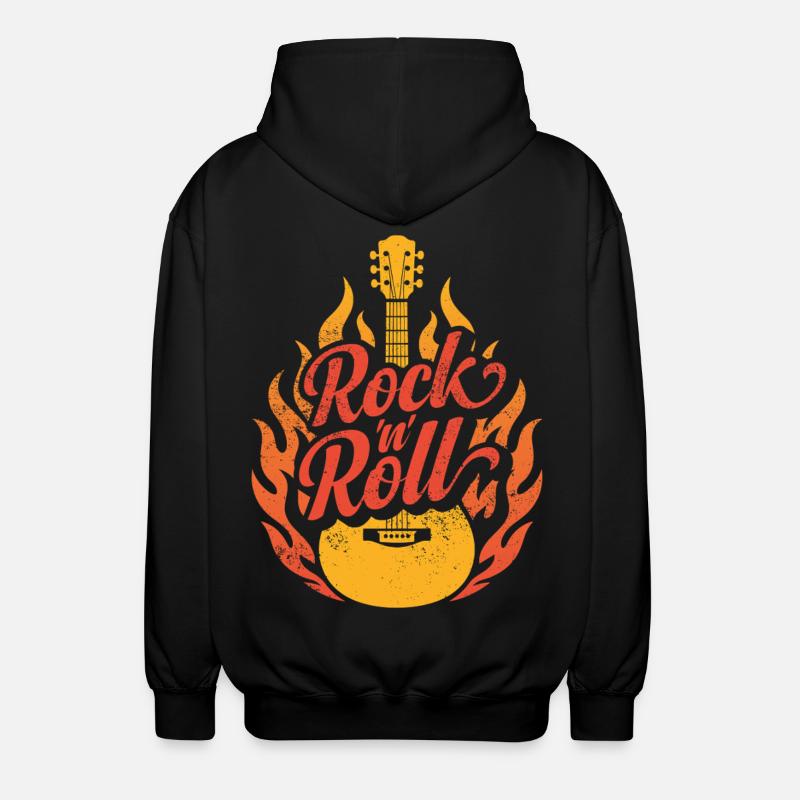 Rock and roll - Veste à capuche unisexe - noir
