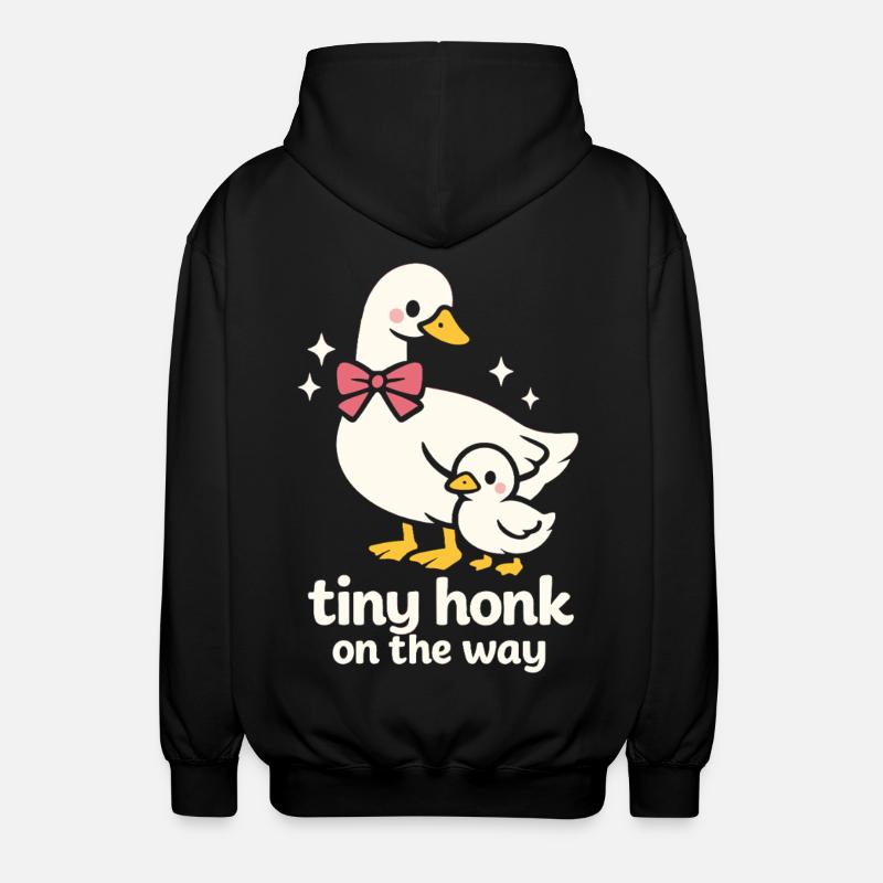 Tiny Honk - Unisex Hooded Jacket - black