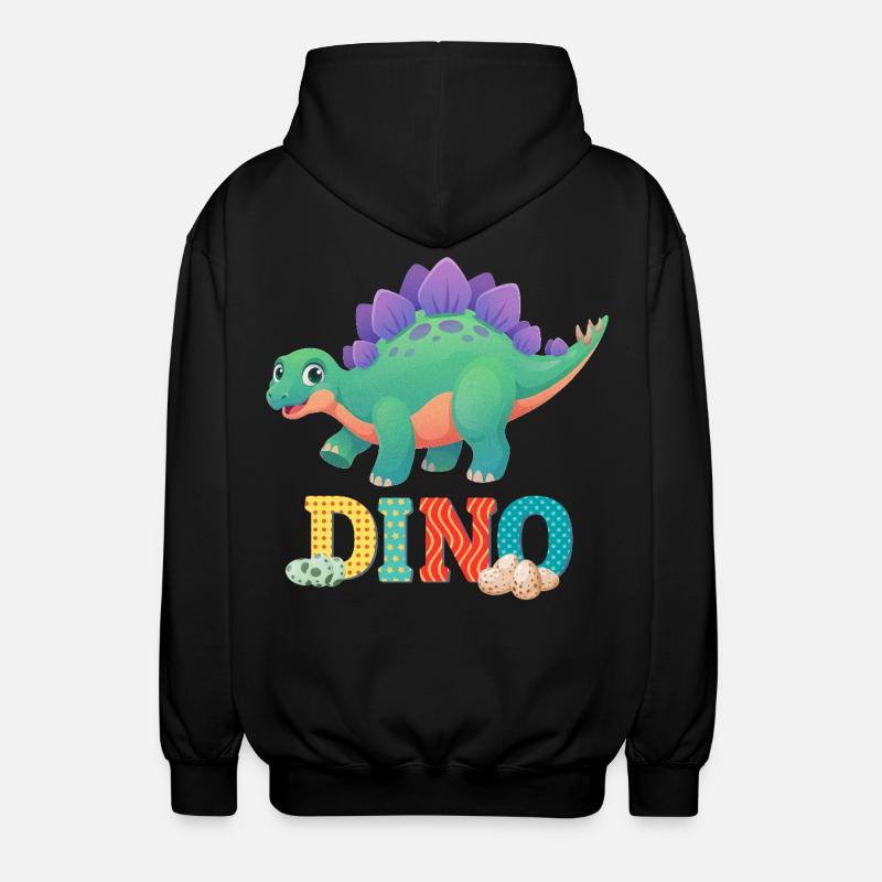 dino - Veste à capuche unisexe - noir