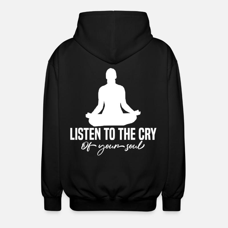 Yoga - Veste à capuche unisexe - noir