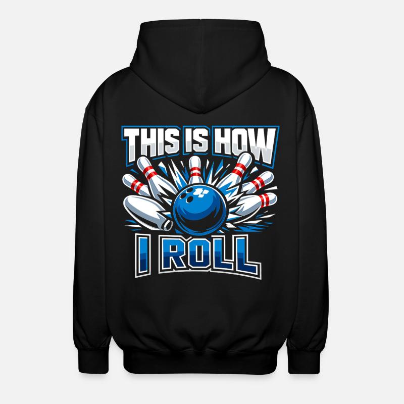 This Is How I Roll - Unisex Kapuzenjacke - Schwarz