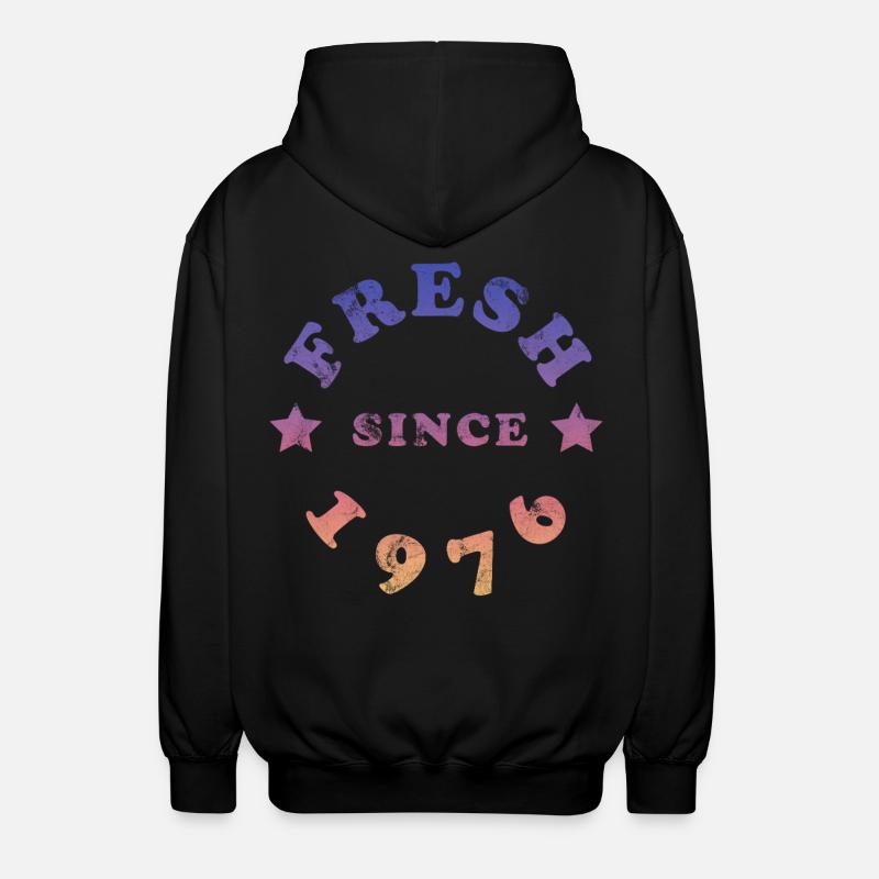 Millésime 1976 - Veste à capuche unisexe - noir