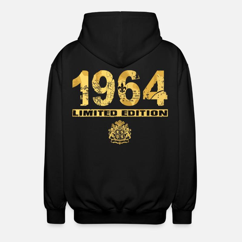 Édition limitée 1964 Anniversaire - Veste à capuche unisexe - noir
