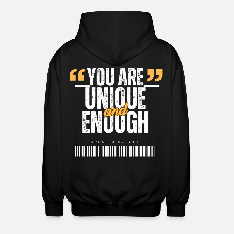You_are_Unique - Veste à capuche unisexe - noir
