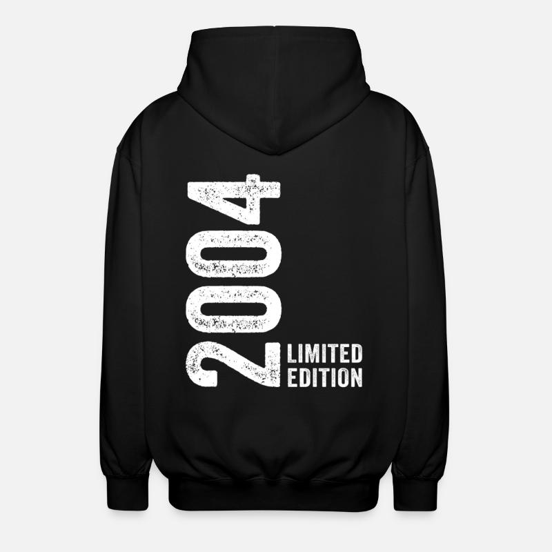 2004 Édition Limitée 22 ans anniversaire - Veste à capuche unisexe - noir