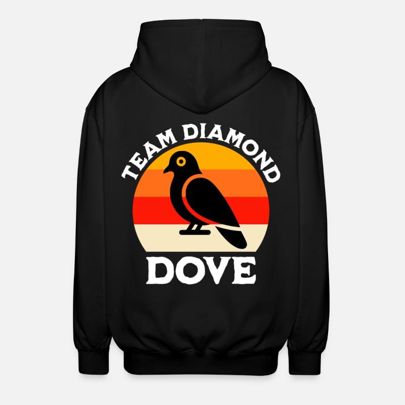 Équipe Diamond Pigeon - Veste à capuche unisexe - noir