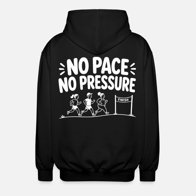 Pas de rythme, pas de pression - Veste à capuche unisexe - noir
