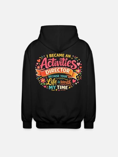 Life Animator: An Exciting Job - Unisex Hooded Jacket - black