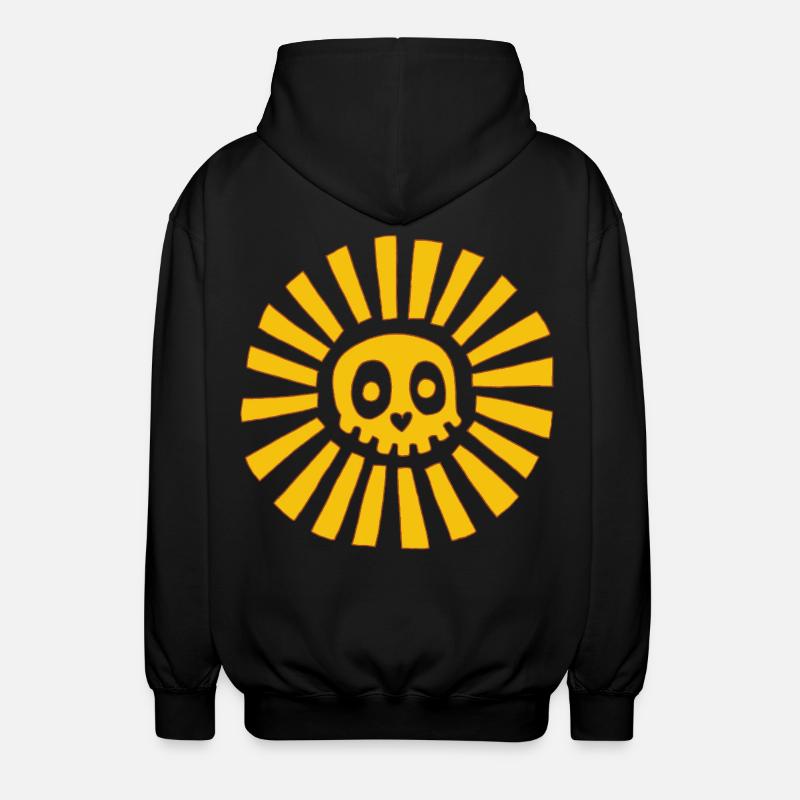 Sunny Skull - Unisex Kapuzenjacke - Schwarz