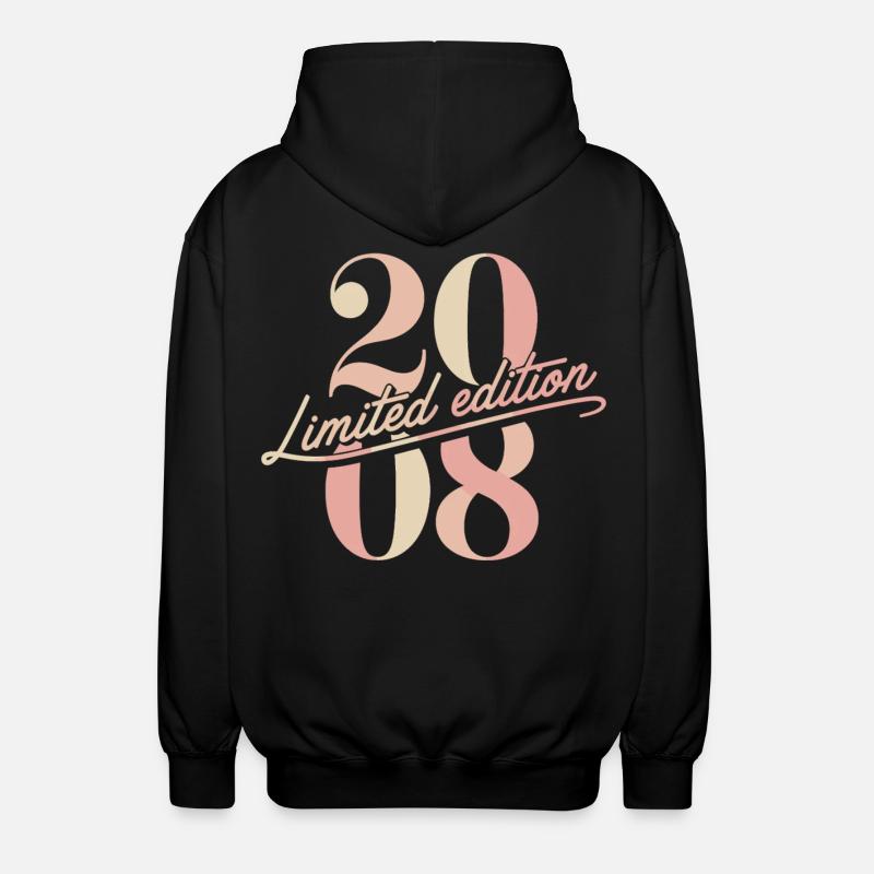 Anniversaire édition limitée 2008 - Veste à capuche unisexe - noir