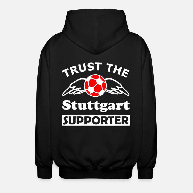 Stuttgart Supporter Wingball - Unisex Hooded Jacket - black