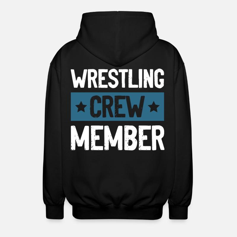 Wrestling Crew - Unisex Hooded Jacket - black